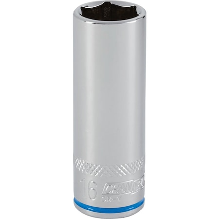 Channellock 3/8 In. Drive 16 mm 6-Point Deep Metric Socket 389331